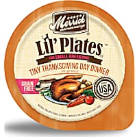 Merrick Lil' Plates Grain Free Tiny Thanksgiving Day Dinner Recipe Small Breed Wet Dog Food