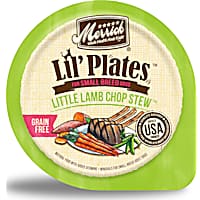Merrick Lil' Plates Grain Free Little Lamb Chops Stew Recipe Small Breed Wet Dog Food