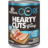 Wellness CORE Natural Grain Free Whitefish & Salmon Hearty Cuts Dog Food
