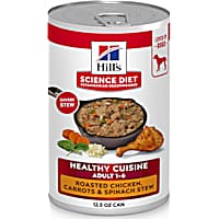 Hill's Science Diet Roasted Chicken Carrots & Spinach Adult Healthy Cuisine Canned Dog Food