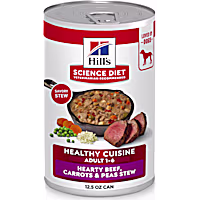 Hill's Science Diet Hearty Beef, Carrots & Peas Stew Adult Healthy Cuisine Canned Dog Food
