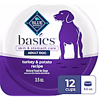 Blue Buffalo Basics Grain-Free, Turkey, Small Breed Adult Wet Dog Food