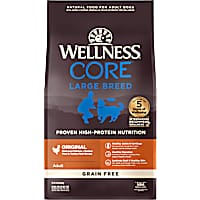 Wellness CORE Large Breed, Grain-Free, High Protein, Deboned Chicken, Chicken & Turkey Recipe Dry Dog Food