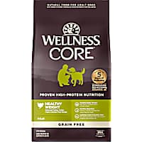 Wellness CORE Grain-Free, High Protein, Healthy Weight Deboned Turkey, Turkey & Chicken Recipe Dry Dog Food