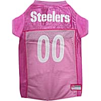 Pets First Pittsburgh Steelers NFL Pink Mesh Jersey