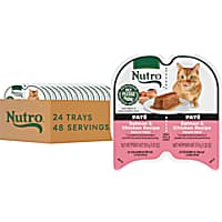 Nutro Perfect Portions Twin-Pack Tray Salmon & Chicken Recipe Grain Free Natural Wet Cat Food Pate