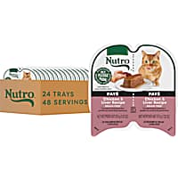 Nutro Perfect Portions Twin-Pack Tray Chicken & Liver Recipe Grain Free Natural Wet Cat Food Pate