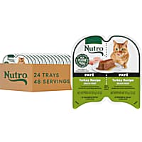 Nutro Perfect Portions Twin-Pack Tray Turkey Recipe Grain Free Natural Wet Cat Food Pate