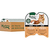 Nutro Perfect Portions Twin-Pack Tray Chicken & Shrimp Recipe Grain Free Natural Wet Cat Food Pate