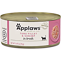 Applaws Natural Tuna with Shrimp in Broth Wet Cat Food