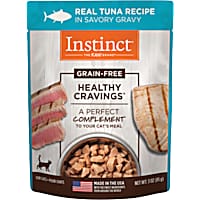 Instinct Healthy Cravings Grain Free Real Tuna Recipe Natural Wet Cat Food Topper