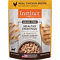Instinct Healthy Cravings Grain Free Real Chicken Recipe Natural Wet Cat Food Topper