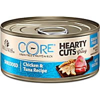 Wellness CORE Hearty Cuts Natural Grain Free Chicken & Tuna Wet Cat Food
