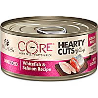 Wellness CORE Hearty Cuts Natural Grain Free Whitefish & Salmon Wet Cat Food