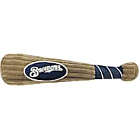 Pets First Milwaukee Brewers Bat Toy for Dogs