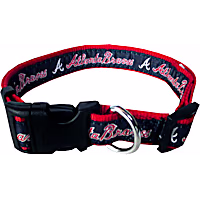 Pets First Atlanta Braves MLB Dog Collar