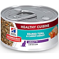 Hill's Science Diet Senior 11+ Healthy Cuisine Seared Tuna & Carrot Medley Canned Wet Cat Food