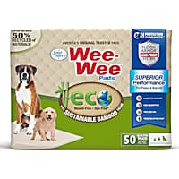 Wee-Wee Four Paws Superior Performance Eco Bamboo Dog Pee Pads