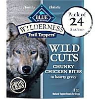 Blue Buffalo Wilderness Trail Toppers Wild Cuts Chicken Bites in Hearty Gravy Wet Dog Food