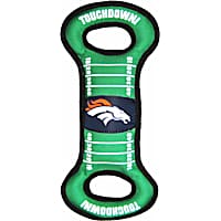 Pets First Denver Broncos NFL Field Tug Dog Toy
