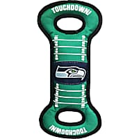 Pets First Seattle Seahawks NFL Field Tug Dog Toy