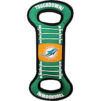 Pets First Miami Dolphins NFL Field Tug Dog Toy