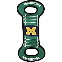 Pets First Michigan Wolverines NCAA Field Tug Dog Toy