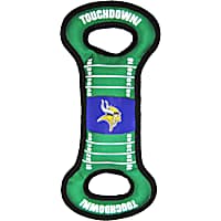 Pets First Minnesota Vikings NFL Field Tug Dog Toy