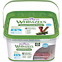 Whimzees Natural Grain Free Daily Long Lasting Small Dental Dog Treats Variety Pack