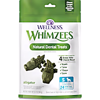 Whimzees by Wellness Alligator Natural Grain Free Dental Chews for Dogs