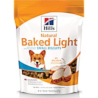 Hill's Natural Baked Light Biscuits with Real Chicken, Treats for Small Dogs