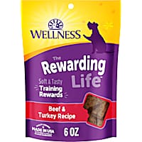 Wellness Complete Health Rewarding Life Beef & Turkey Soft & Chewy Dog Treats