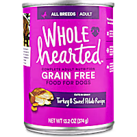 WholeHearted Grain Free Adult Turkey and Sweet Potato Recipe Wet Dog Food