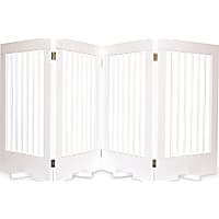 Cardinal Gates White 4-Panel Freestanding Pet Gate