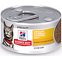 Hill's Science Diet Adult Urinary & Hairball Control Savory Chicken Entree Canned Wet Cat Food