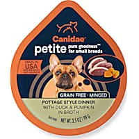 Canidae PURE Grain Free Petite Small Breed Pottage Style Dinner with Duck and Pumpkin Wet Dog Food