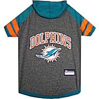 Pets First Maimi Dolphins Hoodie Tee Shirt For Dogs