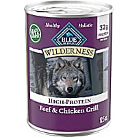 Blue Buffalo Wilderness Beef & Chicken Grill, 32g Protein Adult Wet Dog Food