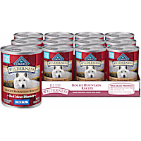 Blue Buffalo Wilderness Red Meat Dinner Senior Wet Dog Food