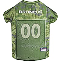 Pets First Denver Broncos Camo Jersey