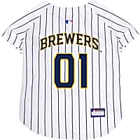 Pets First MLB Milwaukee Brewers Jersey for Dogs