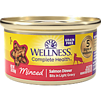 Wellness Complete Health Natural Grain Free Minced Salmon Dinner Wet Cat Food