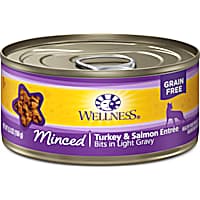 Wellness Complete Health Natural Grain Free Minced Turkey & Salmon Entree Wet Cat Food