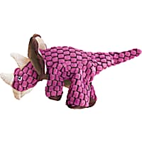 KONG Dynos Triceratops Pink Dog Toy