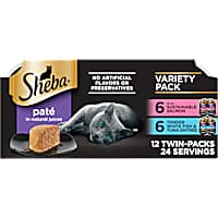Sheba Perfect Portions Multipack Delicate Salmon and Tender Whitefish & Tuna Entrees Wet Cat Food