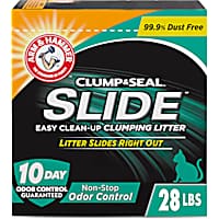 Arm & Hammer Clump & Seal Slide Clumping Cat Litter, Non-Stop Odor Control