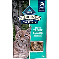 Blue Buffalo Wilderness Made with Natural Ingredients, Tasty Trout High Protein Crunchy Cat Treats