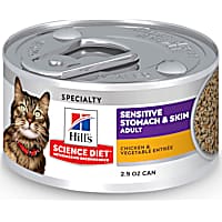 Hill's Science Diet Sensitive Stomach & Skin Chicken & Vegetable Entree Canned Cat Food