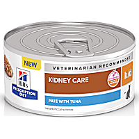Hill's Prescription Diet k/d Kidney Care with Tuna Canned Cat Food