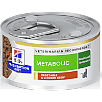 Hill's Prescription Diet Metabolic Weight Management Vegetable & Chicken Stew Canned Cat Food
